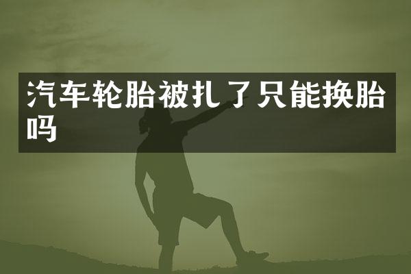 汽车轮胎被扎了只能换胎吗