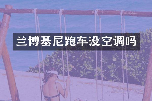 兰博基尼跑车没空调吗