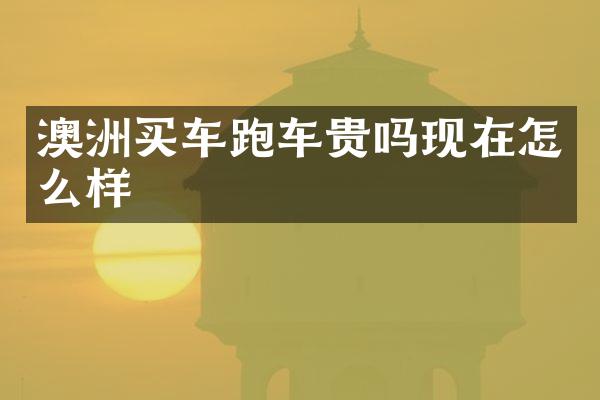 澳洲买车跑车贵吗现在怎么样