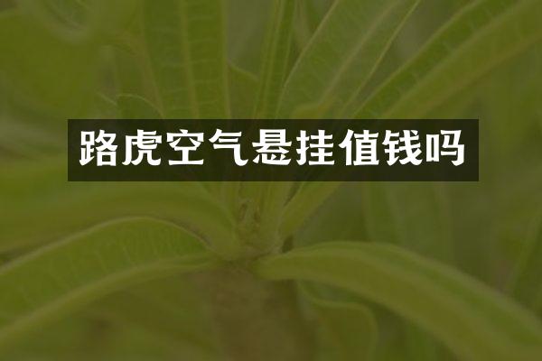 路虎空气悬挂值钱吗