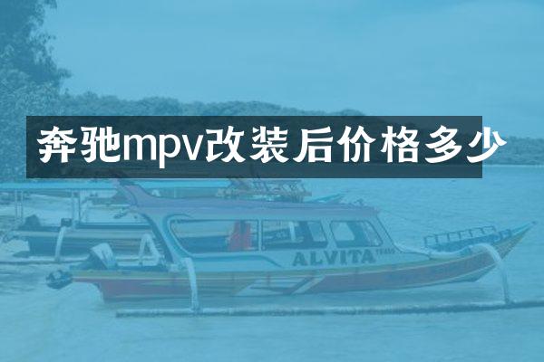 奔驰mpv改装后价格多少