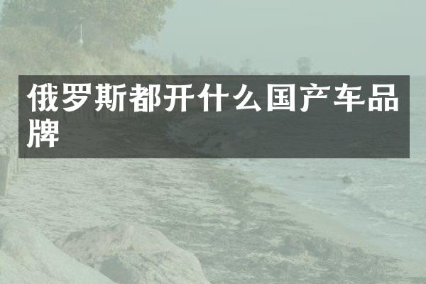 俄罗斯都开什么国产车品牌