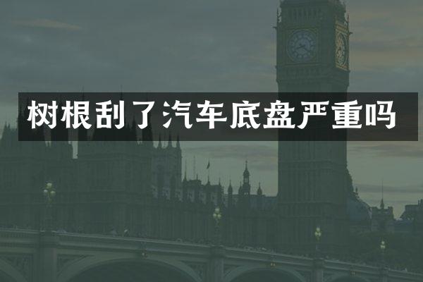 树根刮了汽车底盘严重吗