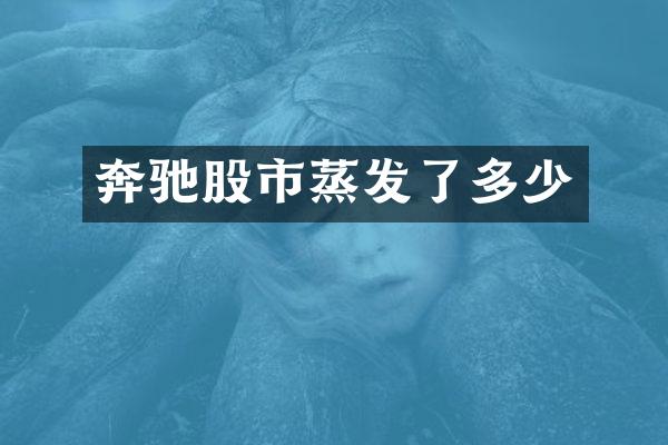 奔驰股市蒸发了多少