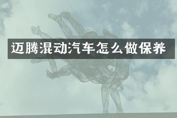 迈腾混动汽车怎么做保养