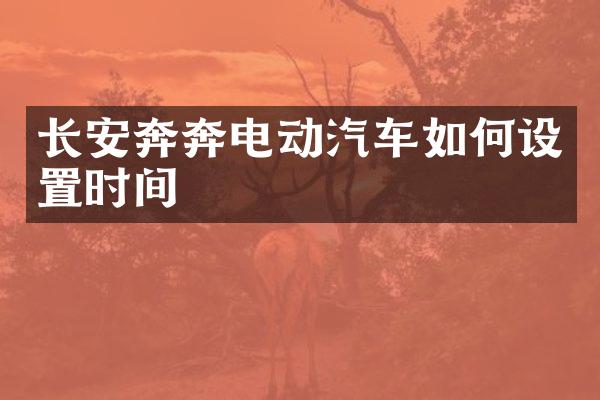 长安奔奔电动汽车如何设置时间