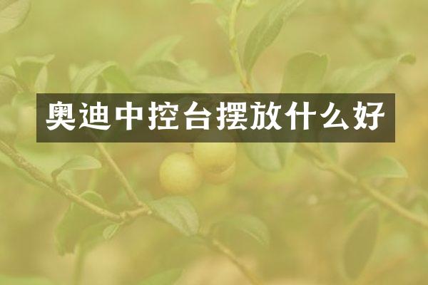奥迪中控台摆放什么好