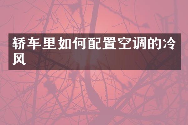 轿车里如何配置空调的冷风