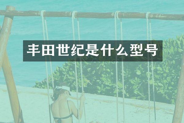 丰田世纪是什么型号