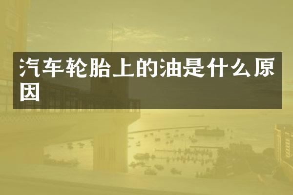 汽车轮胎上的油是什么原因