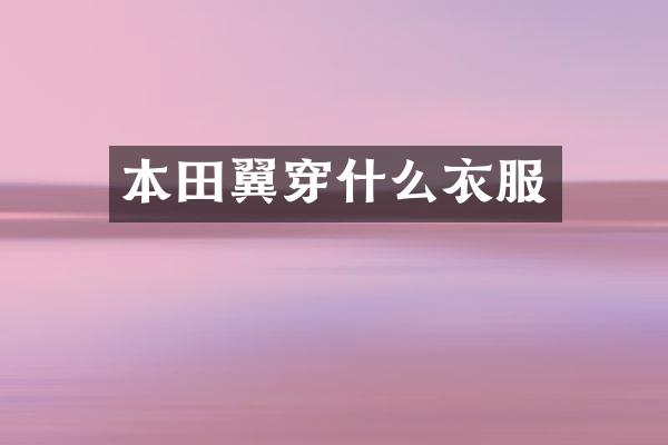 本田翼穿什么衣服