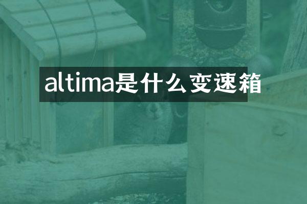 altima是什么变速箱