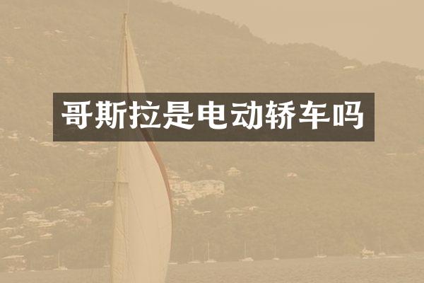 哥斯拉是电动轿车吗