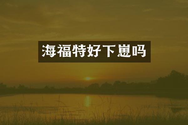 海福特好下崽吗