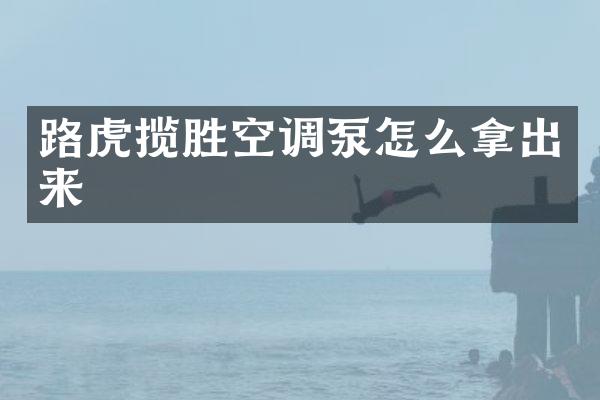 路虎揽胜空调泵怎么拿出来