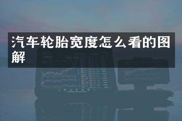 汽车轮胎宽度怎么看的图解
