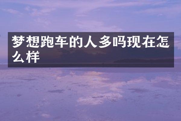 梦想跑车的人多吗现在怎么样