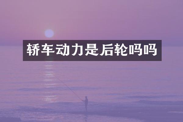 轿车动力是后轮吗吗