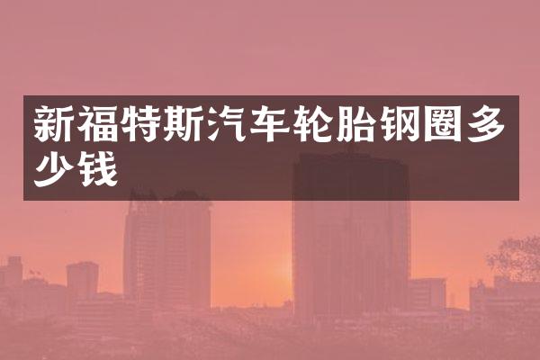 新福特斯汽车轮胎钢圈多少钱