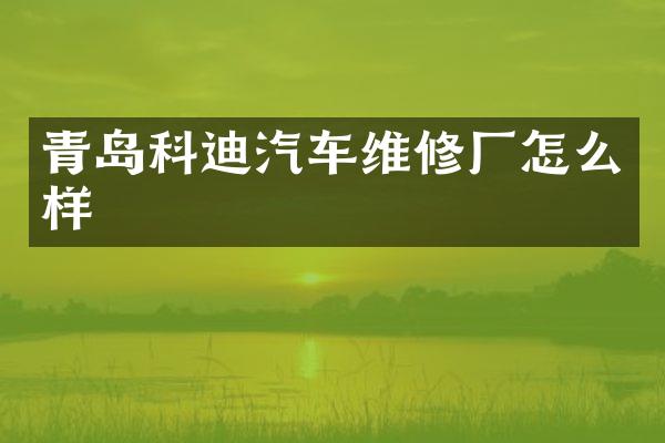 青岛科迪汽车维修厂怎么样