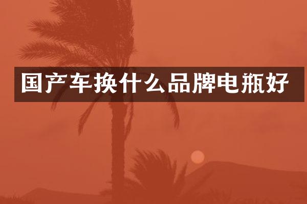 国产车换什么品牌电瓶好