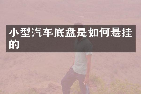 小型汽车底盘是如何悬挂的