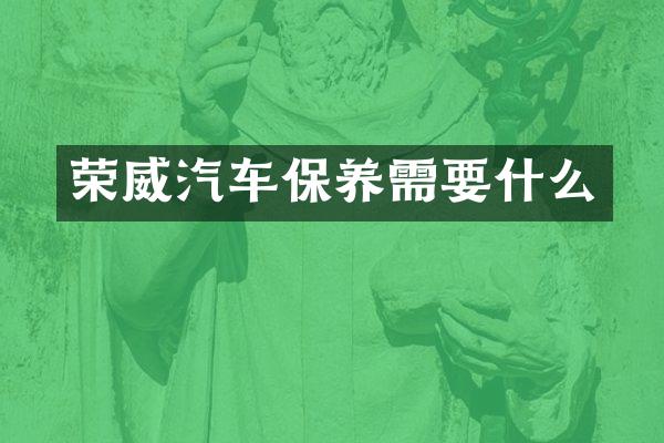 荣威汽车保养需要什么