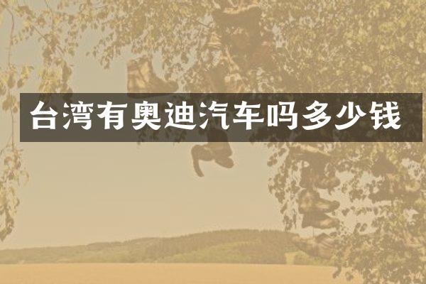 台湾有奥迪汽车吗多少钱