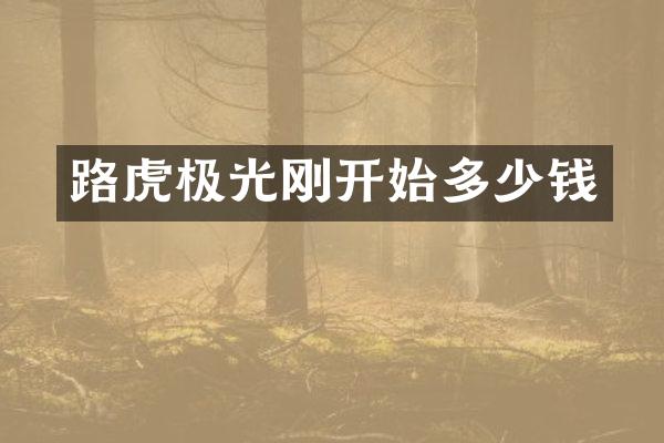 路虎极光刚开始多少钱