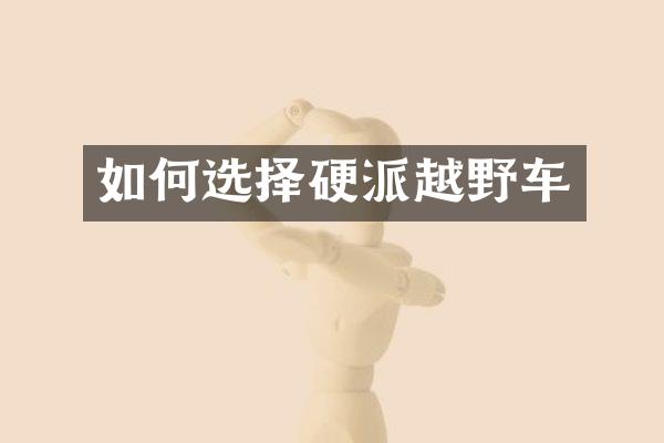 如何选择硬派越野车