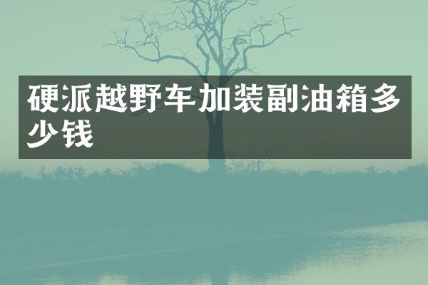 硬派越野车加装副油箱多少钱