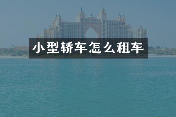 小型轿车怎么租车