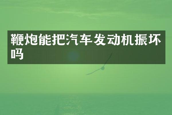 能把汽车发动机振坏吗