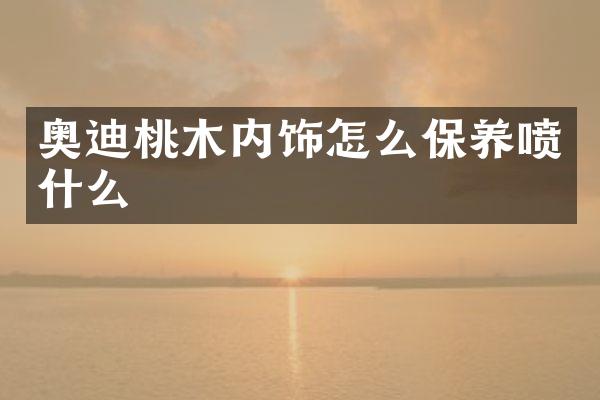 奥迪桃木内饰怎么保养喷什么