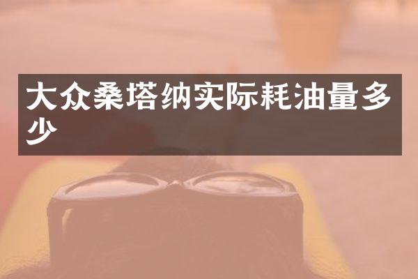 大众桑塔纳实际耗油量多少
