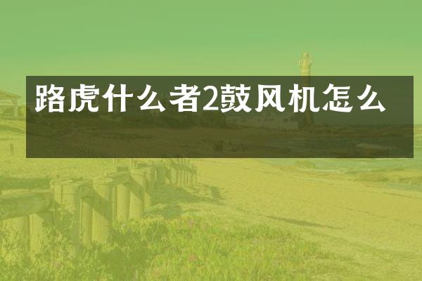 路虎什么者2鼓风机怎么拆