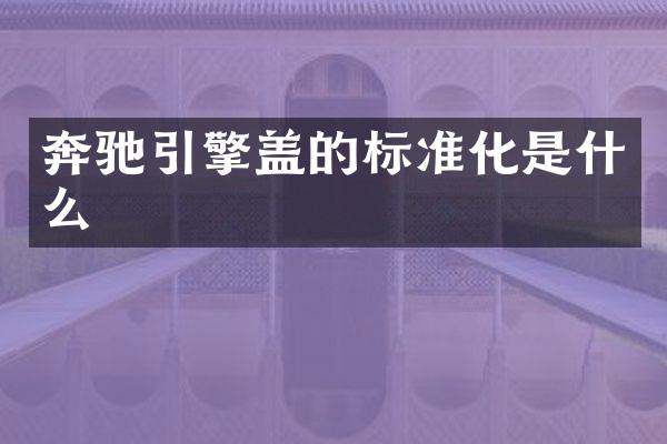 奔驰引擎盖的标准化是什么