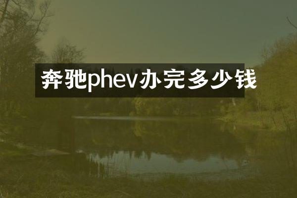 奔驰phev办完多少钱
