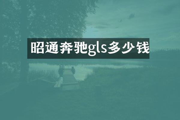 昭通奔驰gls多少钱