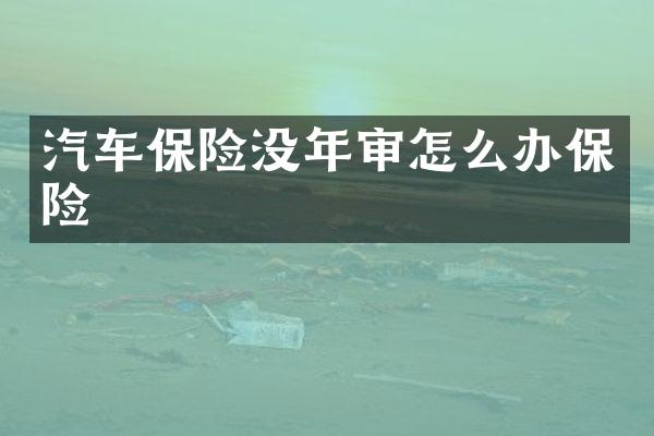 汽车保险没年审怎么办保险
